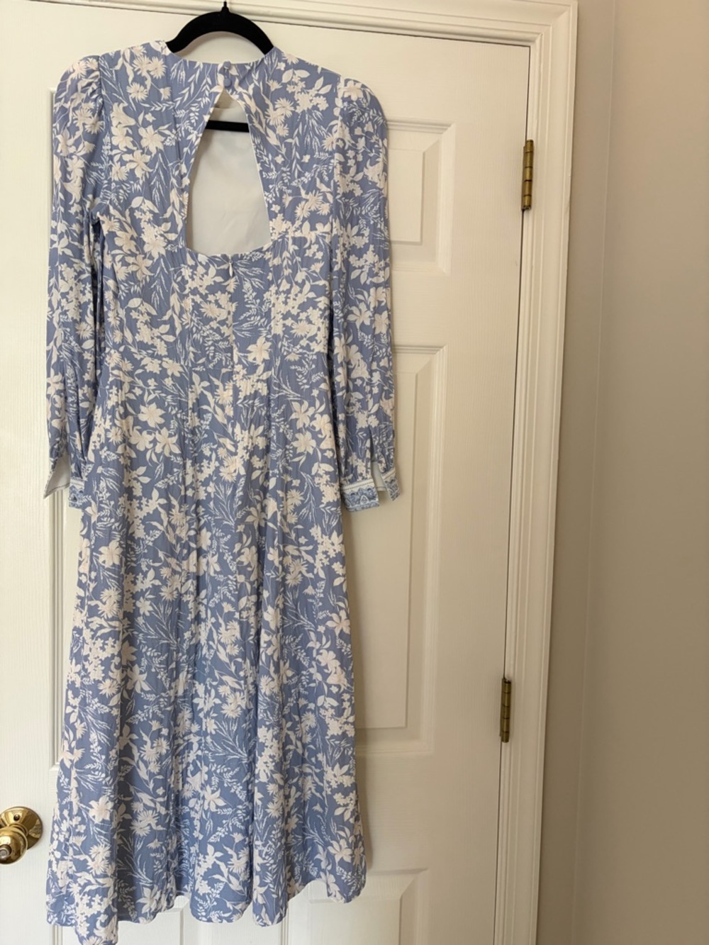 Antonio Melani x Born On Fifth floral long-sleeve midi dres - Picture 7 of 8